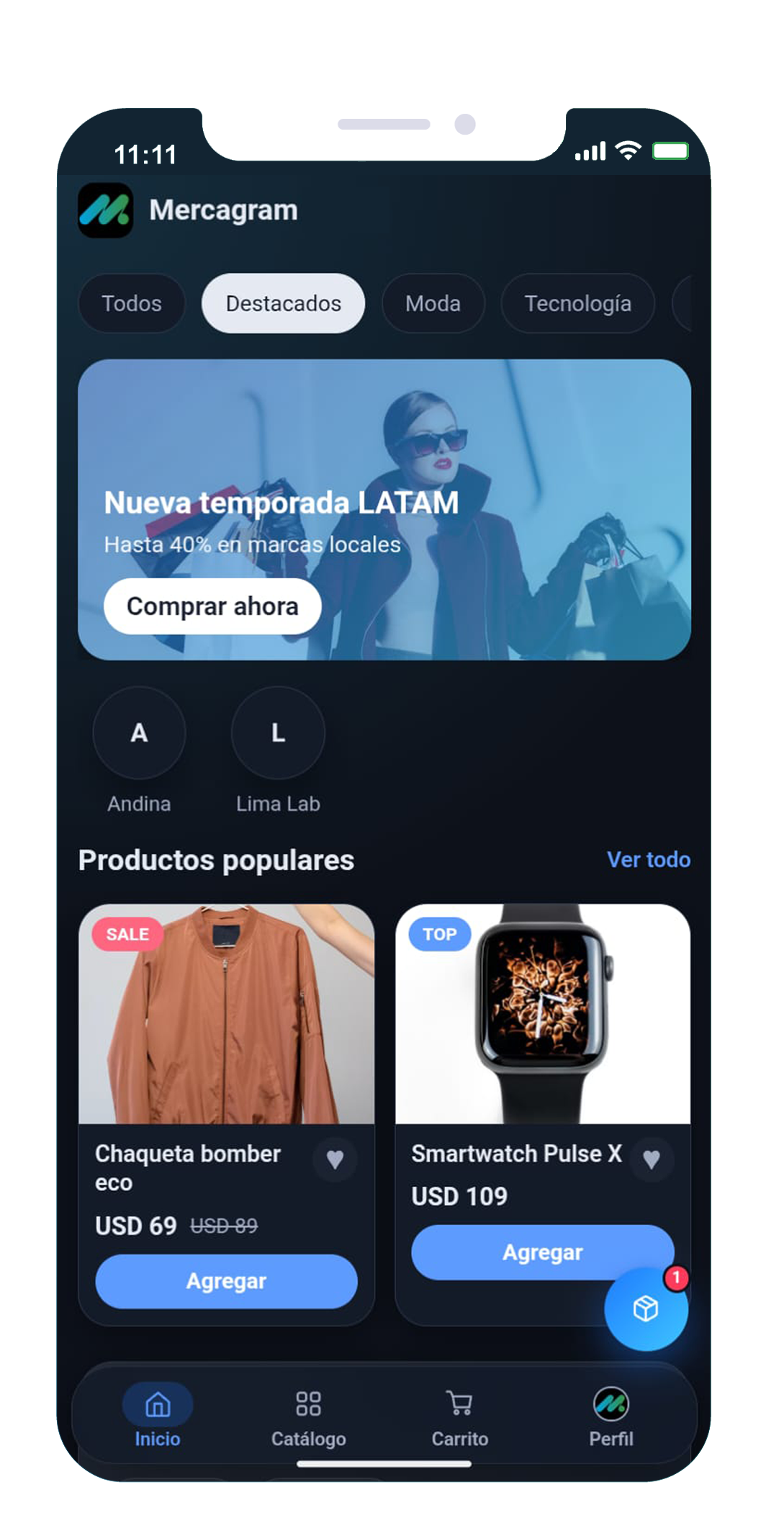 Mercagram: tu tienda en Telegram